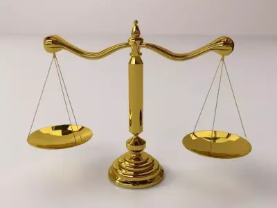 Antique Scales 3D model