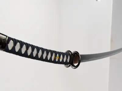 Katana model samurai sword hanging on wall Free low-poly 3D model