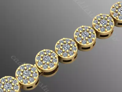 Bracelet bi6 3D print model