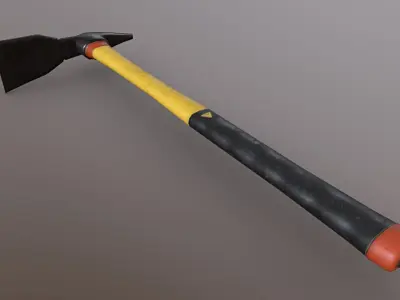 Hoe - Modern Low-poly 3D model