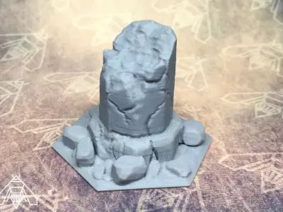 Pillar rock Free 3D model