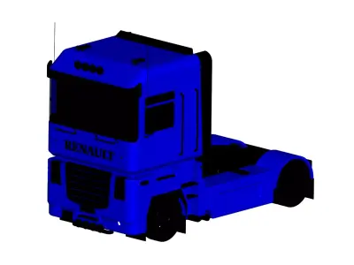 Magnum Trailer  3D model