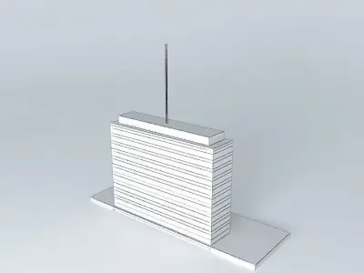 Industrial Bank Building Free 3D model