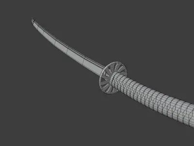 Katana Black 3D model