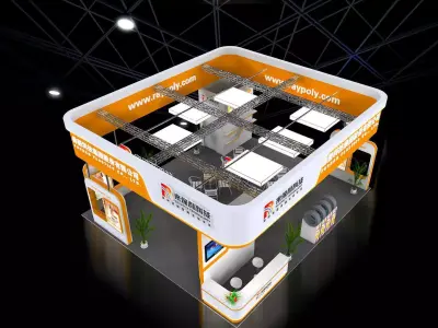 Exhibition - Area - 9X8-3DMAX2009-0111 3D model