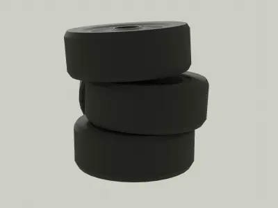 Tires - Stack of Tires Free low-poly 3D model