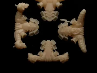 chaos renegade backpack 3D print model