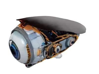 Futuristic Cybernetic Eye 3D Model 3D model
