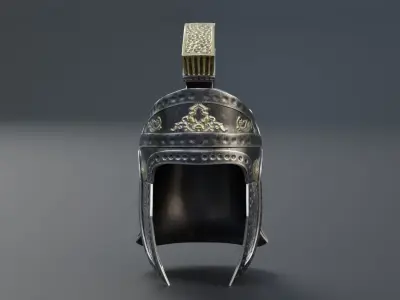 Roman helmet Low-poly 3D model purchase