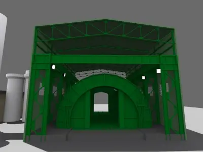 wagon tippler 3D model