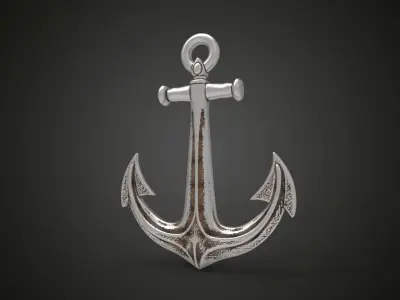 Anchor 3D print model 3D Print Ready