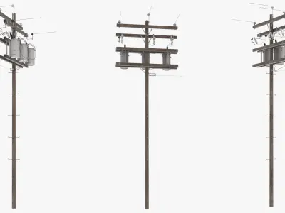  Utility Poles Collection 