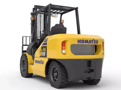 forklift  3D model from CGTrader