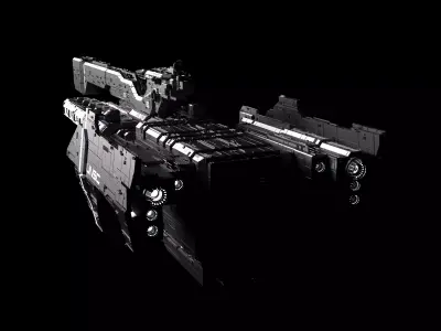 Charon Class Heavy Frigate 3D model