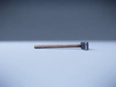 Hammer Low-poly 3D model
