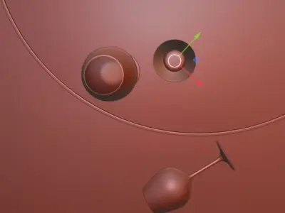 Champagne Bottle  Free 3D model