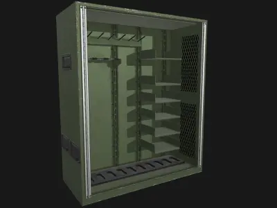 Weapon Cabinet Low-poly 3D model