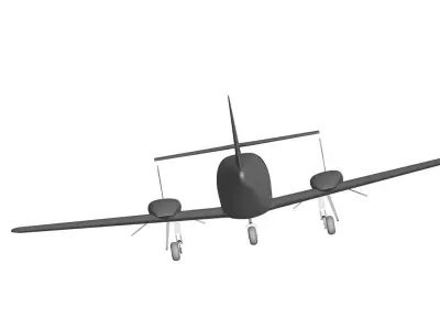 Cessna T303 Crusader 3D model purchase