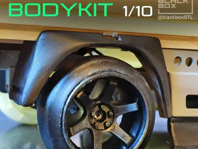 WPL D12 RC BODYKIT B004 by BLACKBOX 1-10th 3D print model