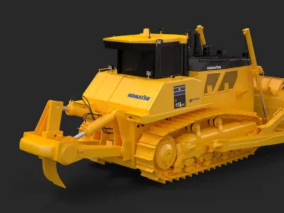 Komatsu D155AXi8 3D model