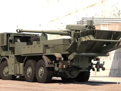 Bogdana Howitzer 3D model