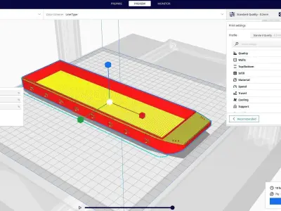BARGE SHIP 3D print model