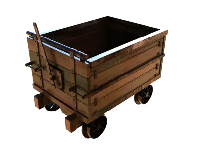 Mine Railway 3D model