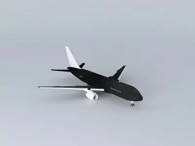 Template Boeing 767 200 Free 3D model