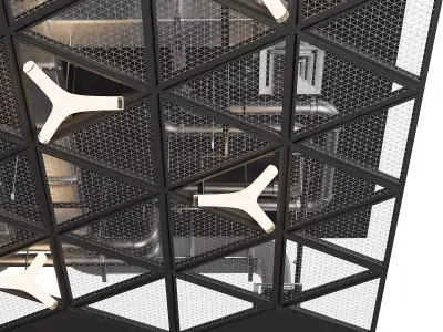Ceiling 01 Low-poly 3D model