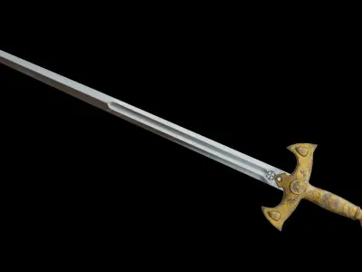 Sword of the Templars 3D model
