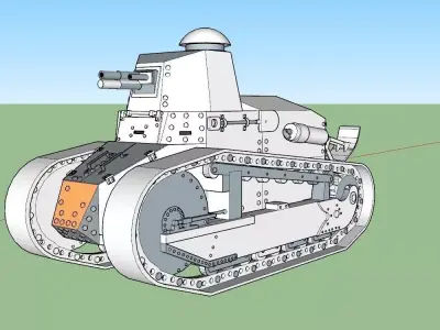 ft tank  3D model