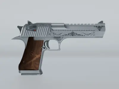 Magnum Desert Low-poly 3D model