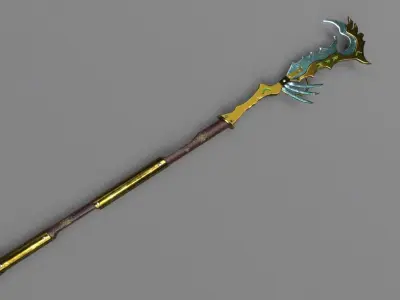 Fantasy Weapon Pack Low-poly 3D model purchase