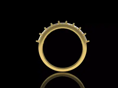 Twe Wave Ring 3D print model