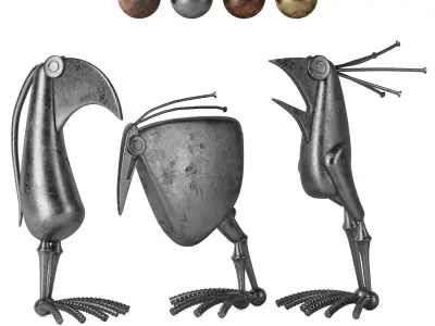 Decorative Birds VOL 2 3D model