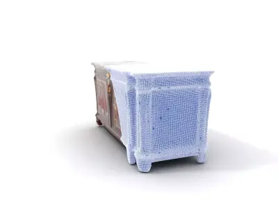 Elegant MarbleTop Cabinet model pack Low-poly 3D model