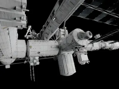 INTERNATIONAL SPACE STATION 3D model purchase