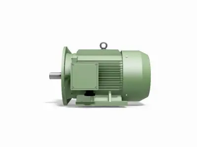 250M B35 Right 4-8 Pole IEC electric motor - 3D CAD model 3D model