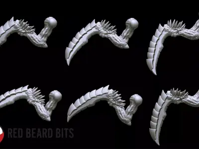 Xenoteras Standard talons 3D print model