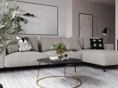  Replica Heerenhuis Rapture Coffee Table Model, Black 