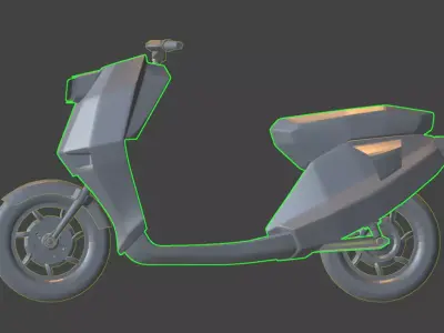 Model Scooter 3D print model