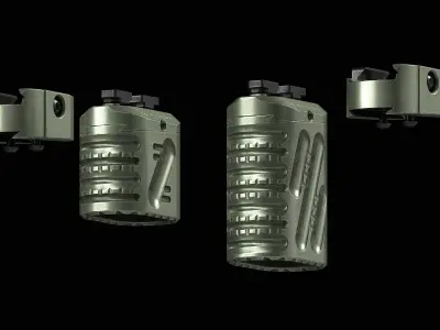 Zero 8 V2 Multi Angle Grip Low-poly 3D model