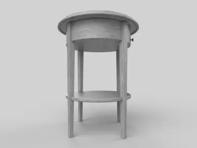 Table Low-poly 3D model 18