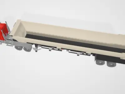 High-quality 3D Truck model Free low-poly 3D model