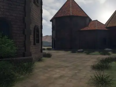 Mountain Village 3D model shop