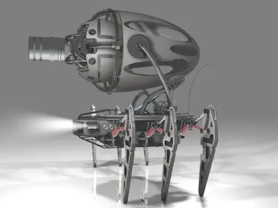 Spider robot 3D model purchase