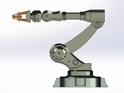 Robotic Arm 3D Model Free 3D model