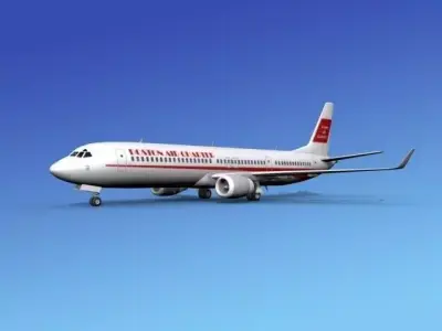 Boeing 737-900ER Boston Air 3D model