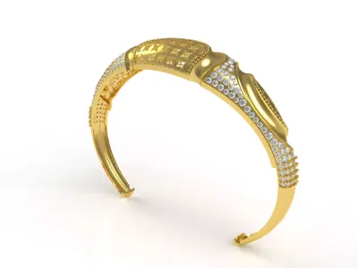Art Deco Bracelet 47 3D print model