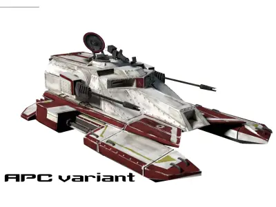 TX 130 Saber-class Fighter Tank The Clone Wars 3D model